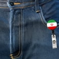 thumbnail image 6 of Iran Country Flag Retractable Reel ID Badge Key Card Name Tag Holder with Clip, 6 of 7