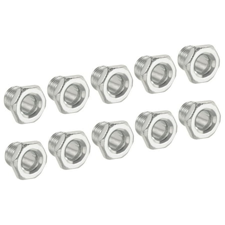 

Uxcell 11mm Long Pipe Hexagon Countersunk Flat Head M10 Thread Lamp Rod 10 Pack