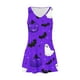 thumbnail image 3 of Vestido de Verano para las Mujeres Impresión de la Moda Bolsillo sin Mangas Cuello en V, Vestido Casual para la Playa Y Diario, 3 of 5