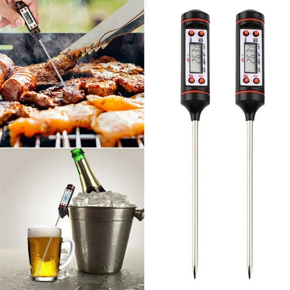 OPDBN Instant Read Digital Electronic Kitchen Cooking Grill Thermometer Food BBQ