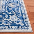 thumbnail image 3 of SAFAVIEH Brentwood Cherette Oriental Runner Rug, Blue/Ivory, 2' x 9', 3 of 11
