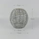 thumbnail image 2 of Cubierta de Luz de Techo con Pantalla de Lámpara Colgante, Accesorio de Luz Colgante de Ratán con Cuerda de Papel, Pantalla de Cubierta de Lámpara Par Redondo Gris, 2 of 7