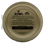 KIWI Regular Shoe Polish, Black, 1.125 oz (1 Metal Tin)