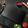 thumbnail image 7 of Quicks Defrosting Board, Aluminum Defrosting Plates, Seafood Defroster, Fast Thawing, Easy to Clean, Versatile Design, for Home Kitchen, Rapid Defrosting, Thawing Tray, Meat Defroster Tools UKHBMC, 7 of 7