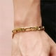 thumbnail image 4 of Pulsera de cadena Figaro de moda retro, joyería, pulsera hip hop para mujer y hombre, 4 of 7