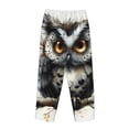 thumbnail image 5 of Balery Whimsical Owl On Branch print Women's Pajama Pants,Ultra Lightweight Pjs,Lounge Pant-Medium, 5 of 9