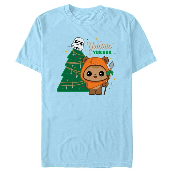 Men's Star Wars Yuletide Yub Nub  Graphic T-Shirt