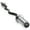 Chrome-EZ Curl - 25mm, variant on Philosophy Gym 47" EZ Curl Olympic Barbell - 8.5KG 25mm Grip 400LB Capacity 4 Needle Bearing 2" Weightlifting Bar