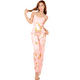 thumbnail image 1 of SET PIJAMA DE MUJER DE PANTALON Y BLUSA CON ESTAMPADO, 1 of 5