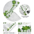 thumbnail image 2 of GZHJMY St. Patrick's Day Tree Skirt Home Decoration Large Round Lucky Clover Christmas Tree Skirt for Holiday Party Home Christmas Day Ornaments, 47.2", 2 of 6