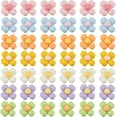 thumbnail image 2 of 112Pcs 7 Colors Flower Cabochons Floral Resin Charms Bulk Flatback Spring Summer Scrapbooking Embellishment Mini Cabochon for DIY Crafts Jewelry Making Phone Case Hairpins Decor Accessories, 2 of 4