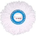 thumbnail image 3 of cabezales de escoba de microfibra, cabezales de fregona redondos de repuesto, cabezales de fregona con rotación de 360 grados para limpieza de suelos, diámetro 16 cm, 3 of 5