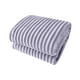thumbnail image 2 of Manta de franela polar de 59 x 39 pulgadas, suave y cálida, de microfibra acanalada, para sofá cama, diseño a rayas, acogedora, para todas las estaciones, ligera, para el hogar, viajes, oficina., 2 of 7