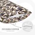 thumbnail image 3 of Zufioo Dreamcatcher Print Double-sided Plush Pillow Cover,Decorative Pillow Protector without Pillow Core, Suitable for Sofa, Bedroom, Car-14"x20", 3 of 6