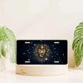 thumbnail image 6 of 1 Pcs 2D Flat License Plate Covers & Frames, Lion with Compass For Decorative Front, Waterproof For Decoration Aluminum License Plate Covers & Frames Cover For Men Women, 12" X 6", 6 of 6