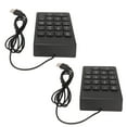 thumbnail image 1 of 18 Key Wired Numeric Keyboard, 4.2ft Length, Quiet Typing, USB Connection, Ergonomic Design, for PC Laptop Desktop, 1 of 7
