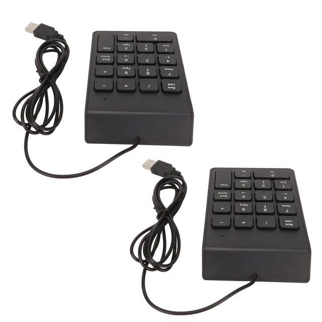 18 Key Wired Numeric Keyboard, 4.2ft Length, Quiet Typing, USB Connection, Ergonomic Design, for PC Laptop Desktop