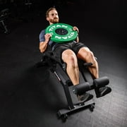 Titan Fitness Max Adjustable FID Bench, 70 Positions, Flat Bench, Incline Angle, Decline Angle, Rated 600 LB, Weight Training Bench