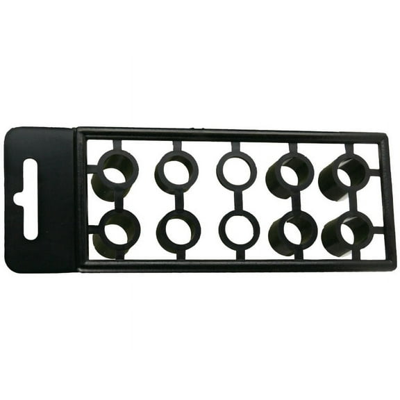 Shaft Spacer Tree - Assorted Sizes - Black - Package of 10