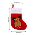 thumbnail image 3 of Kbndieu Christmas Stockings, Classic Red Knitted Christmas Stockings Santa, Snowman, Reindeer Xmas Character for Mantels, Fireplace, Christmas Tree, Holiday Party Decorations, 3 of 6