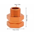 thumbnail image 4 of Adaptador de cubo de rueda hexagonal de aleación de aluminio y Metal de 17mm para ZD Racing DBX07 1/7 RC, piezas de mejora de coche, accesorios de repuesto 8626, 4 of 8