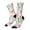 2 Black-2, variant on Abstract Marble Texture Crew Socks for Men & Women, Breathable Casual Athletic Ankle Socks