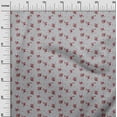 thumbnail image 2 of oneOone Organic Cotton Poplin Twill Fabric Leaves & Flower Floral Decor Fabric Printed BTY 42 Inch Wide, 2 of 4