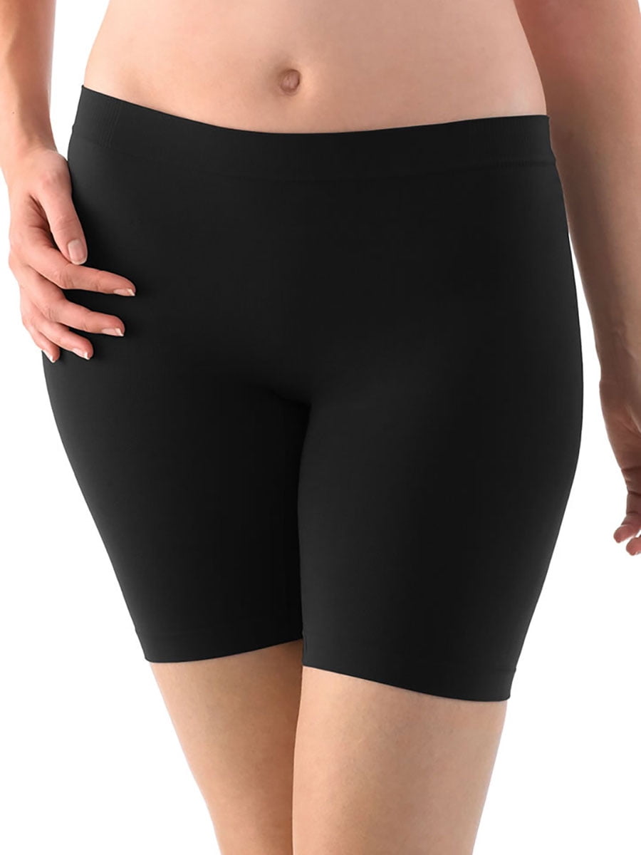 Jockey Jockey Women's Skimmies Slipshort, Black, Large