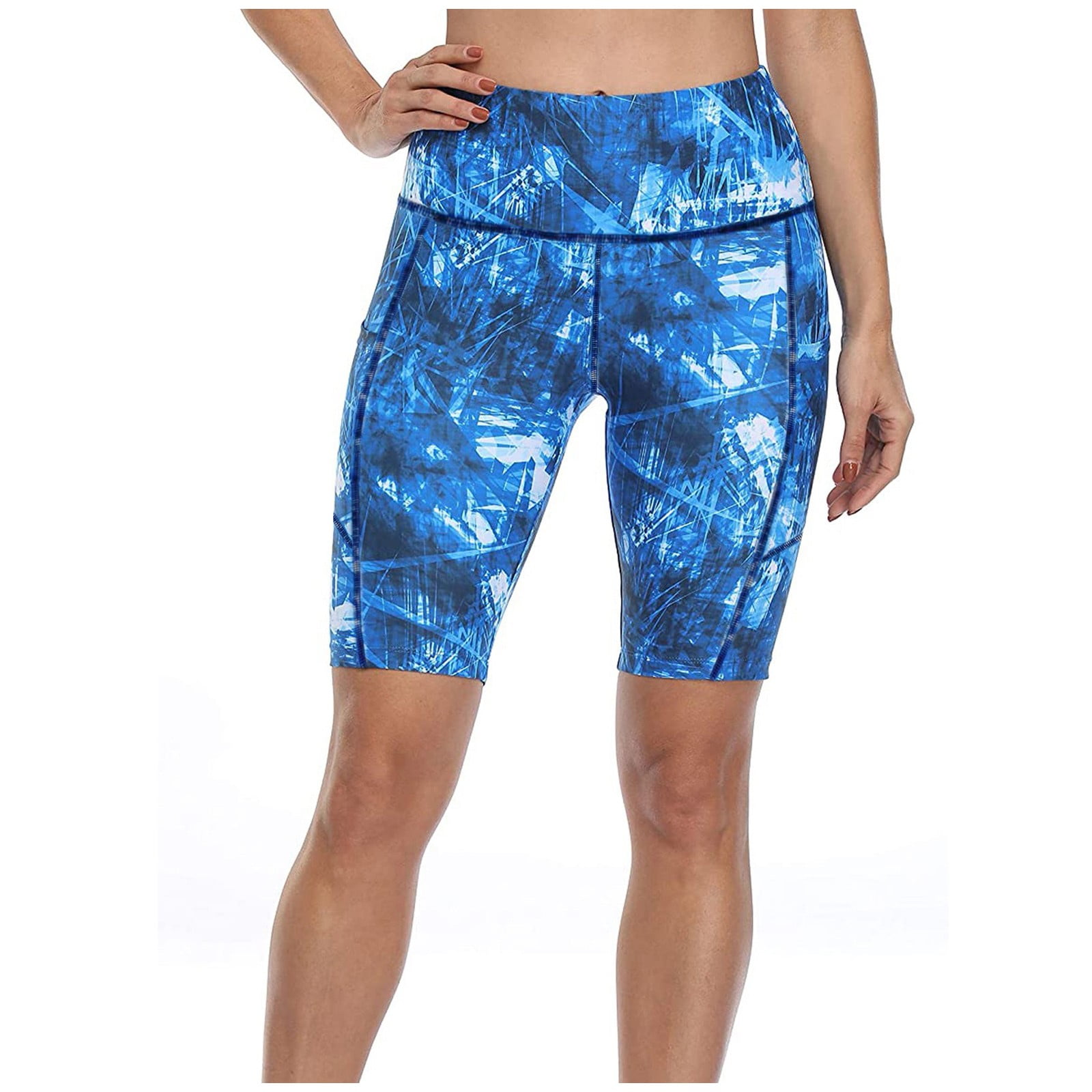 Pgeraug pants for women Print Sport High Waist Yoga Pocket Training