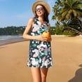 thumbnail image 3 of Cauagu Mignon Chien Caniche pour Femmes Robes d'Été, Robes Sans Manches Décontractées de Vacances Robe Col Rond avec 2 Poches, 3 of 7