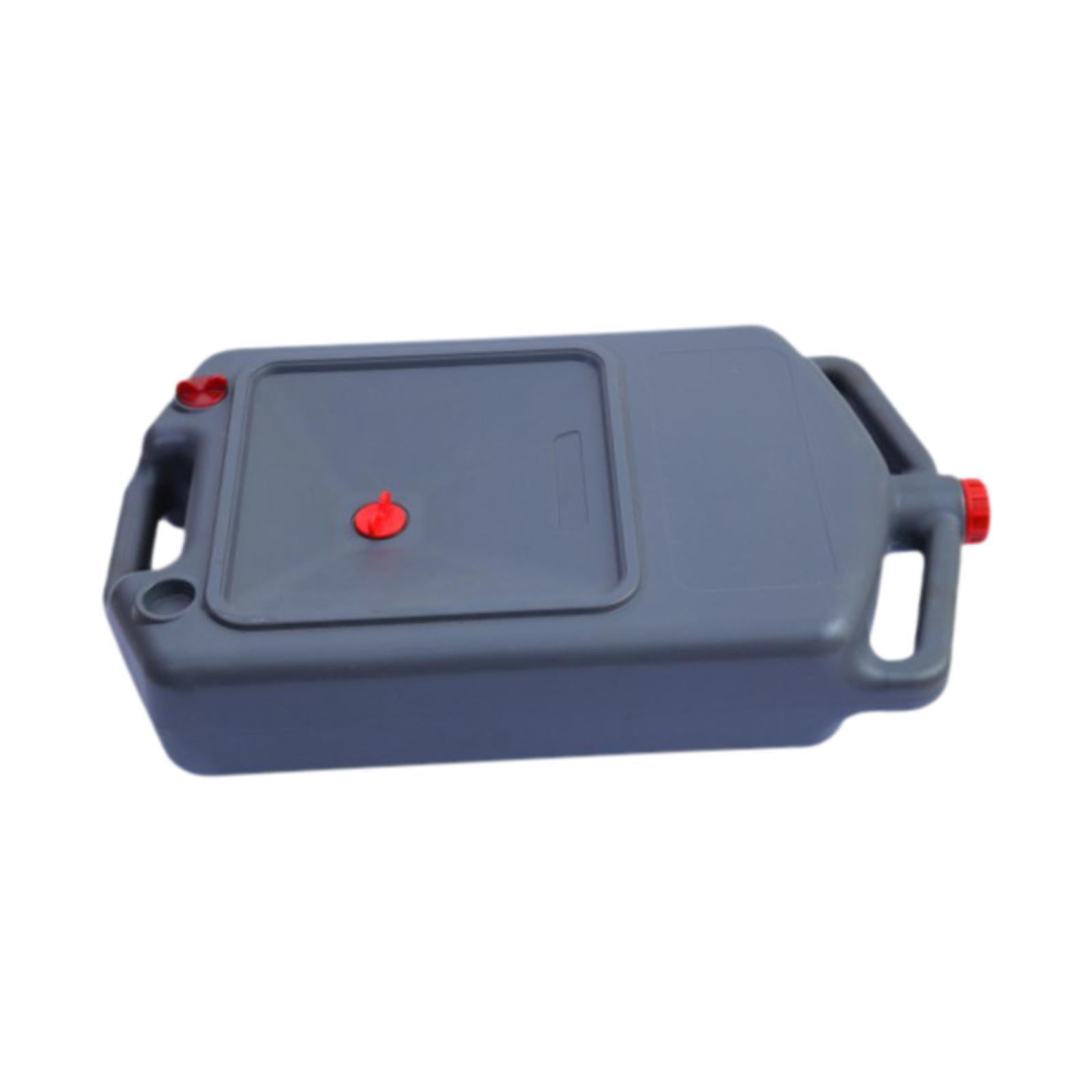 Wzmzjy 12L Drain Tray Pan Oil Drain Can Easy to Clean with Drain Hole Oil Can Reservoir