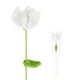 thumbnail image 1 of 1-Pack Flores de Ganchillo, Clavel de Lana Artificial Tejido para Flores Tejidas a Mano [Blanco], 1 of 1