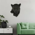thumbnail image 4 of Resin Animal Wall Decor under $5! Yannianjz Resin Animal Head Wall Mount, Wolf Leopard Bear Bust Sculpture, Home Decor Wall Art for Living Room and Bar, 4 of 5