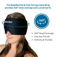 thumbnail image 3 of BodyMed Migraine Relief Cap, Universal Fit for Women and Men – Soothing Headache Face Mask with Extra Cooling Gel for Extended Relief  – Hot and Cold Therapy Head Wrap for Tension, Stress, Headaches, 3 of 8