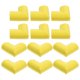 thumbnail image 1 of Soft Foam Corner Protectors for Furniture Yellow Color Ushaped Design Fits Corners 12pcs, 1 of 5