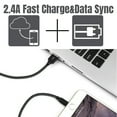 thumbnail image 5 of 10FT Braided USB-C Fast Charging Set by  - US Adapter & Ultra Strong Cable for Most Smartphones, 5 of 6