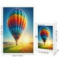 thumbnail image 2 of Jigsaw Puzzles Beauty Of A Multicolored Hot Air Balloon Jigsaw Puzzles Holiday Puzzles For Adults 1000 Pieces Puzzle Educational Games Gift For Elders Family Friend Gift For Women Men 29.5x19.7 Inch, 2 of 8