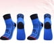 thumbnail image 5 of 2 pares de calcetines deportivos unisex de media caña, antideslizantes, de malla atlética, transpirables, de ciclismo, de nailon grueso (azul, 40-44 yardas), 5 of 6