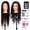 Dark Brown#4, variant on 20" Mannequin Head Human Hair,100% Real Hair Mannequin Head,Cosmetology Human Hair Mannequin Doll Head for Hair Styling,Practice Braiding Styling Head with Table Clamp Suitable for Hair Extensions