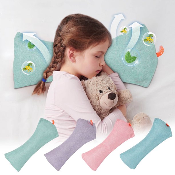 Almohada para Dormir de Algodón con Forma de Diamante y Forma de Concha de Trigo Sarraceno para Adultos, Almohada de Apoyo Lumbar, Almohada para La Siesta, Almohada de Trigo Sarraceno para Aliviar El