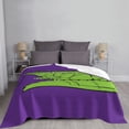 thumbnail image 3 of Green Crocodile Throw Blanket, Super Soft Anti-Pilling Flannel Bed Blankets, 40"x30", 3 of 8