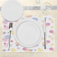 thumbnail image 3 of Ambesonne Pastel Place Mats Set of 4, Watercolor Drops, Standard Size, Multicolor, 3 of 6