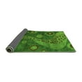 thumbnail image 2 of Ahgly Company Indoor Rectangle Oriental Green Modern Area Rugs, 2' x 3', 2 of 4