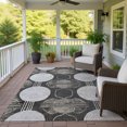 thumbnail image 3 of Addison Rugs Chantille Indoor/Outdoor Transitional Geometric Graphite Machine Washable Rectangle Rug, 10' x 14', 3 of 8