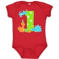 thumbnail image 3 of Inktastic Dinosaur First Birthday Party Boys or Girls Baby Bodysuit, 3 of 5