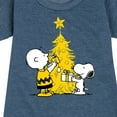 thumbnail image 3 of Peanuts - Xmas Charlie And Snoopy - Toddler & Youth Girls Fleece Dress, 3 of 6