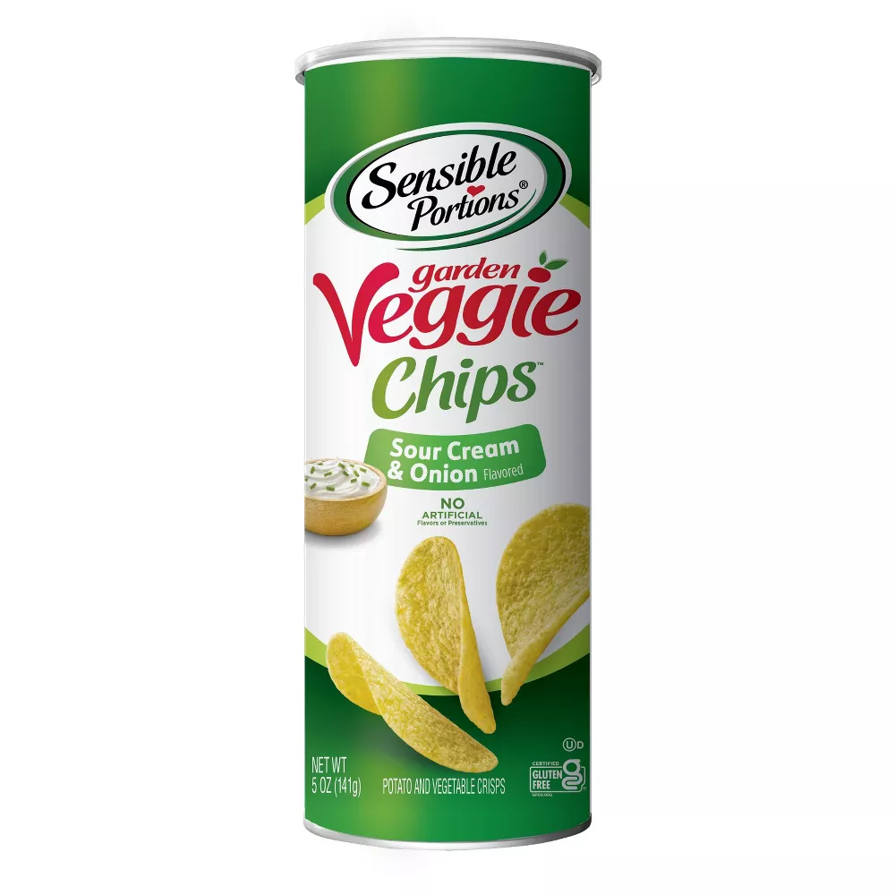 Sensible Portions Sour Cream And Onion Garden Veggie Chips 5oz (2