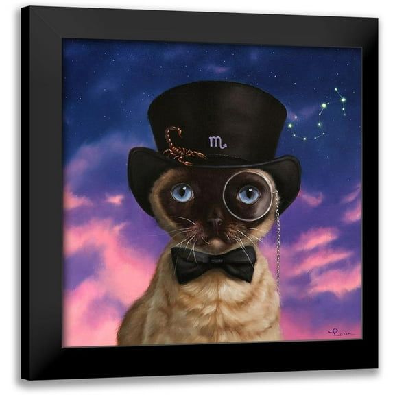 Heffernan, Lucia 12x12 Black Modern Framed Museum Art Print Titled - Scorpio