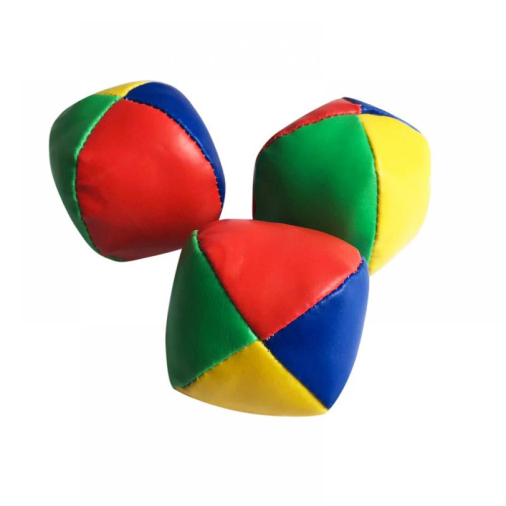 12 MULTI-COLORED JUGGLING BALLS WITH INSTRUCTIONS BEGGINER JUGGLE BALL KIT FUN 
