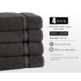 thumbnail image 4 of Lezeth Collection 4 Piece Super Soft Zero Twist Oversize Bath Sheet, 4 of 4